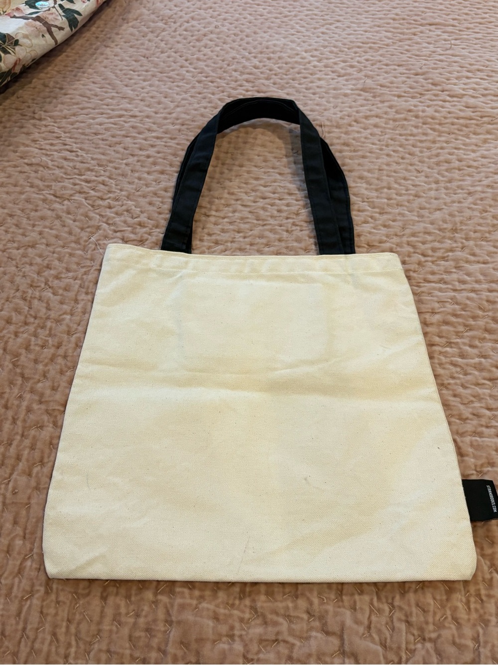 The Strand Bookstore NYC Canvas Tote Bag with Black Handles NWT Brand New - Picture 3 of 6